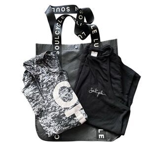 SoulCycle Racer Back Tank Tops w/ Tote
